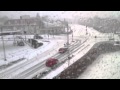 snow timelapse Sønderborg 23rd december