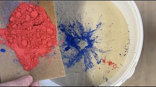 Creating Lavender Stoneware slip: Easy Colour Mixing video