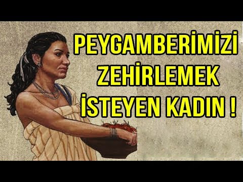 Yahudi Kadın, Peygamberimizi Böyle Zehirlemeye Çalıştı. Yemek yerken Bakın Ne Oldu !