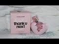 ASMR thank u next by Ariana Grande perfume unboxing! 💗(soft speaking, tapping)
