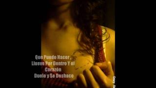 Video thumbnail of "Luis Fonsi-Llueve Por Dentro LETRA"