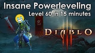 Level 60 in 15 minutes | Insane Leveling Guide (Diablo 3)