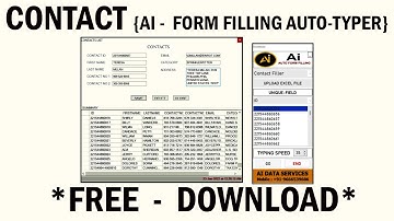 Contact Form Filling Auto Typer Software  | Form Filling Auto Typer Software
