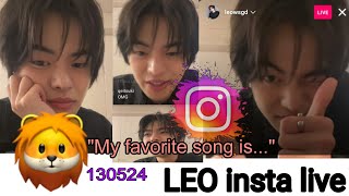 LEOWSGD Instagram live, full (130524) - Lee Leo x LEO*Z