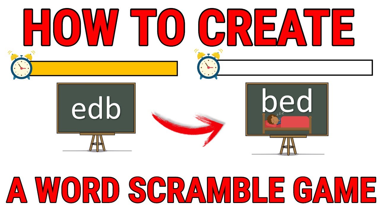 how-to-create-a-word-scramble-game-in-powerpoint-youtube