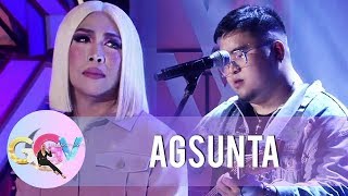 Vice Ganda walks out while OPM band Agsunta performs their original song "Kung 'Di Na Ako" | GGV