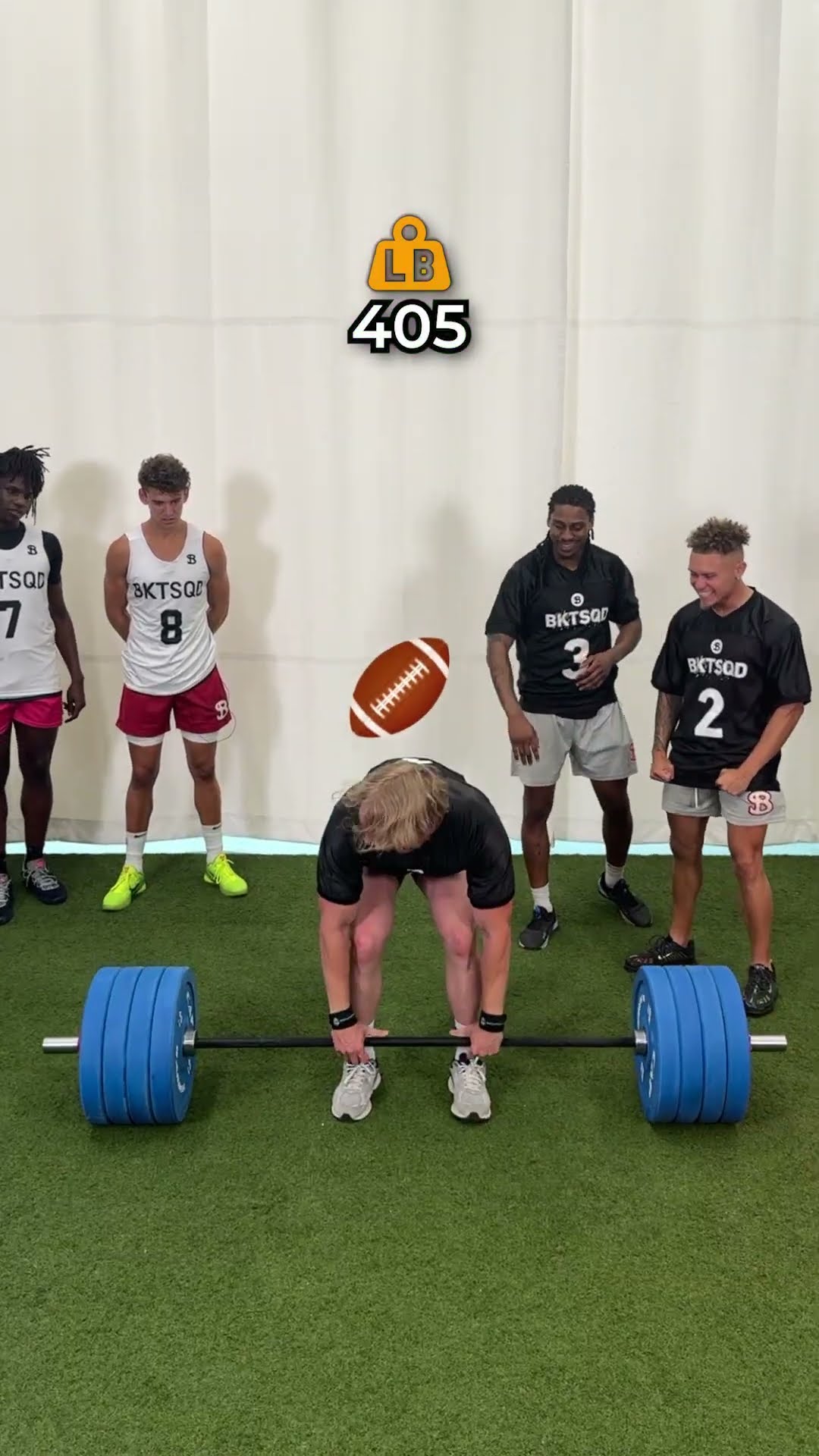 Who can lift more? Basketball vs Football
