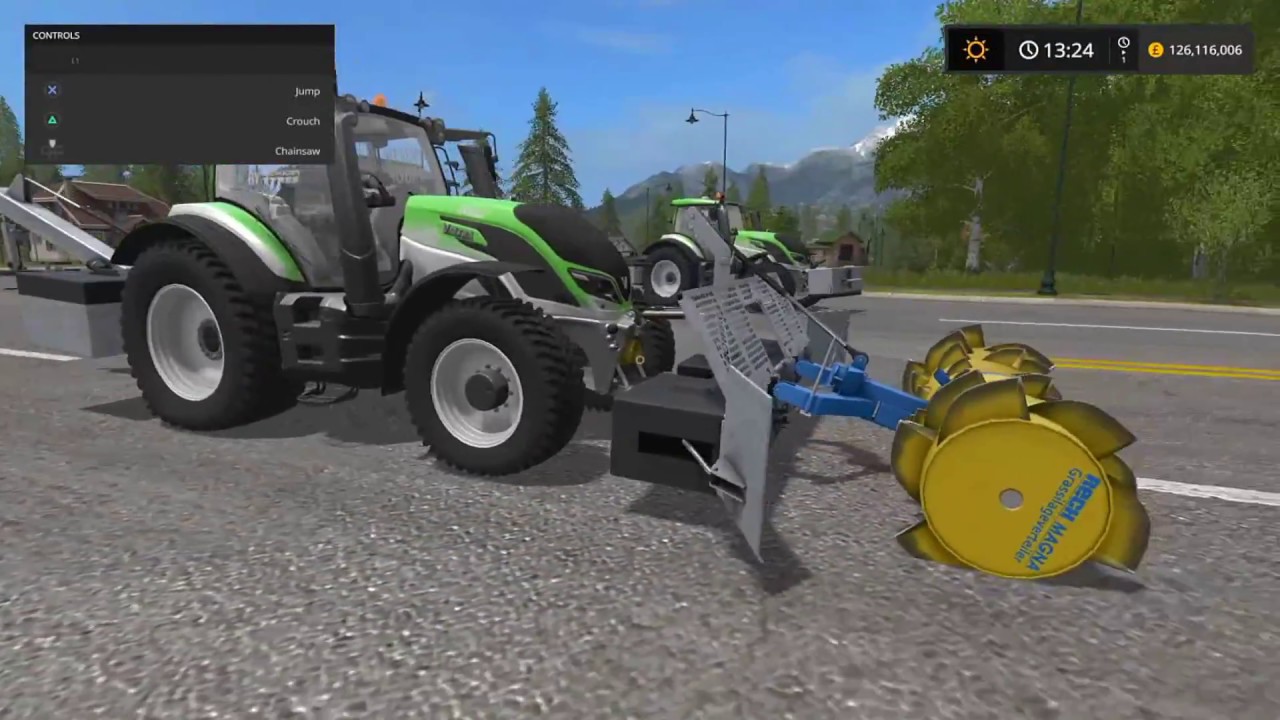 Kanon lidenskabelig Diplomatiske spørgsmål Farming Simulator 2017 (PS4) | Mod Showcase | VALTRA T234 WR + ROWER SYSTEM  - YouTube