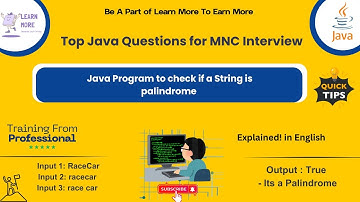 🧠 Java Palindrome Program Explained |  Java Coding for QA Automation Interview🔍 | LMTI