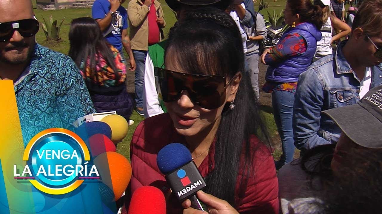Maribel Guardia NO hablará del posible reencuentro entre hijos de Joan Sebastian. | Venga La Alegría tv azteca uno