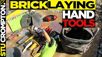 Bricklaying Tools for laying brick.