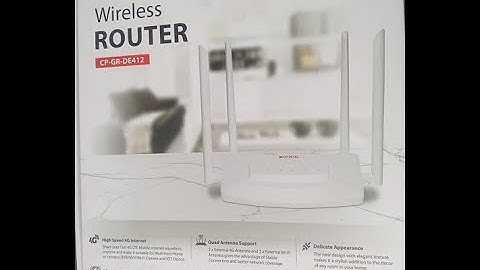 CPPLUS  4G ROUTER  WIRELESS CP-GR412