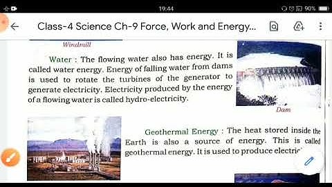 Class 4 Science Ch 9 Force Work and Energy  Part 2