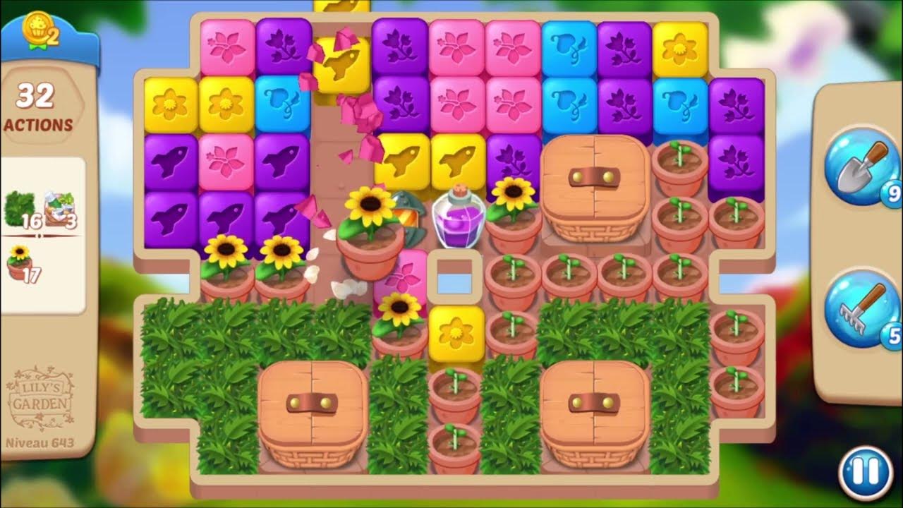 Lily's Garden [ Level 643] Gameplay No Boosters YouTube