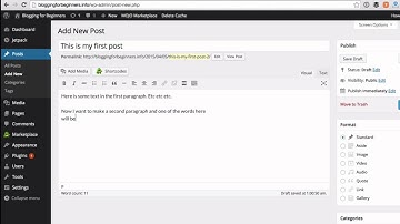 Creating Your First Post in WordPress