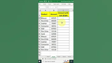 Wie heißen die Felder in Excel?