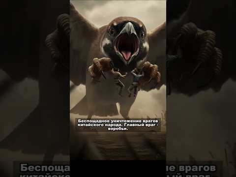 Главный Враг Китая - Воробьи.# shorts # история #