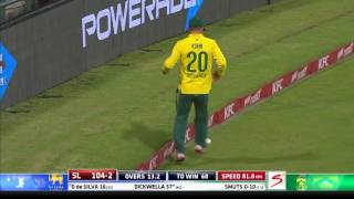 South Africa vs Sri Lanka - 3rd T20  - SL Innings Highlights