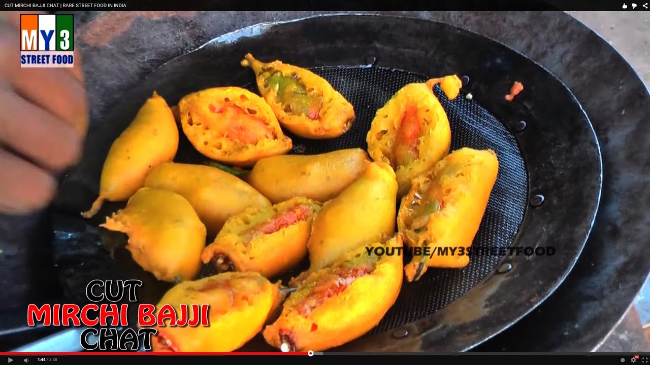 CUT MIRCHI BAJJI CHAT | RARE STREET FOOD IN INDIA street food