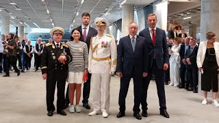 Александр Беглов и Ксения Шойгу открыли новый Музей военно-морской славы в Кронштадте