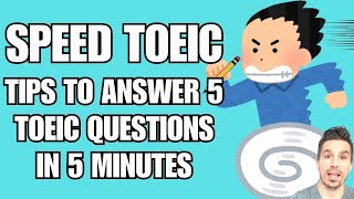 QUICK AND EASY TOEIC TIPS!  ANSWERING 5 QUESTIONS CORRECTLY IN 5 MINUTES   #TOEIC #TOEICTIPS #ENGVID