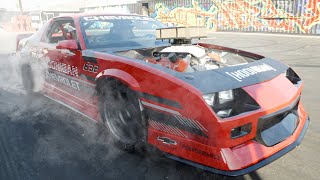 1,000 Horsepower Burnouts With Ross Chastain | NASCAR