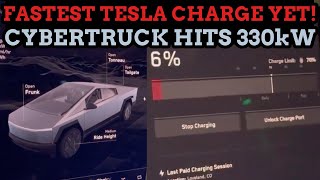 Kyle Charges Our Cybertruck At 330kW! The Fastest Charging Tesla We've Ever Seen