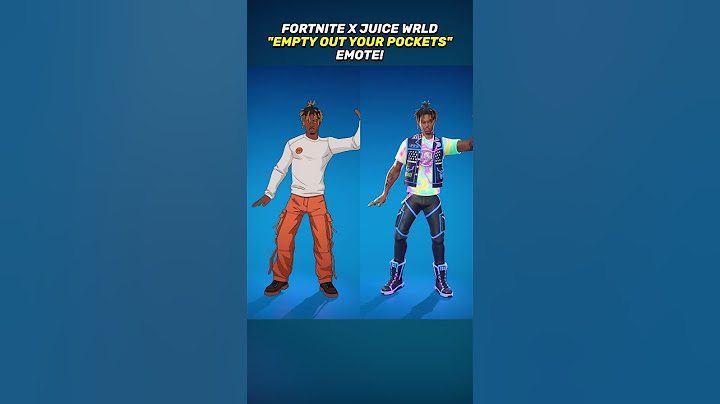 Juice WRLD "Empty Out Your Pockets" Emote in Fortnite | #shorts #juicewrld #fortnite