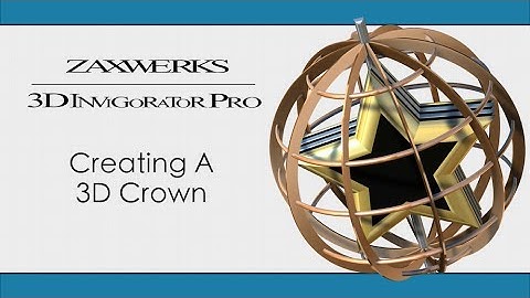 Tutorial 124 - Making a 3D Crown In Invigorator PRO