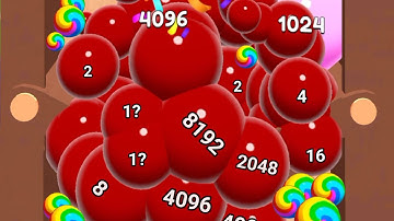 Jelly 2048 vs jelly shooter 2048 puzzle game - Blob Merge 2048 Gameplay new update part #5