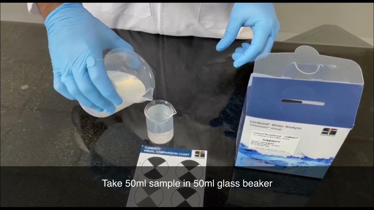 Test procedure to check Turbidity in water sample YouTube