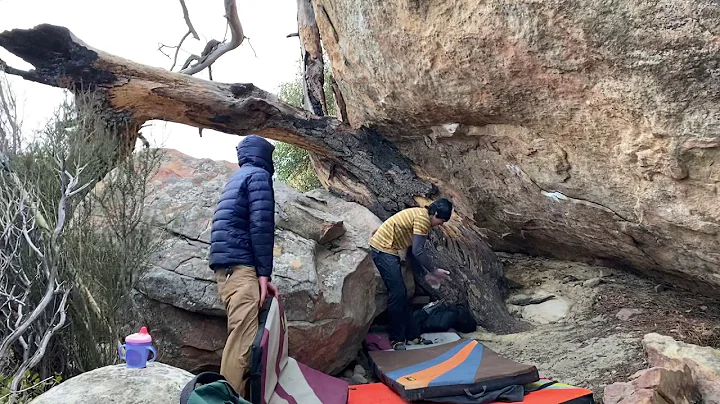 The new aid rant, boulder rant.  V8 Debra, potters...