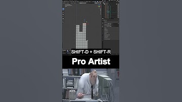 Noob vs Pro artist: Duplicate Objects #blender #blendertutorial #blendercommunity #3dmodelling #b3d