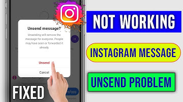 How to fix message unsend problem 2023 | instagram unsend message not working | Instagram Solve