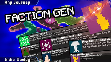 Faction Generation | Indie Game Dev: Week 3 (Procedural RPG)