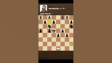 Beating WereMartin with just One Queen #chess #checkmate #shorts