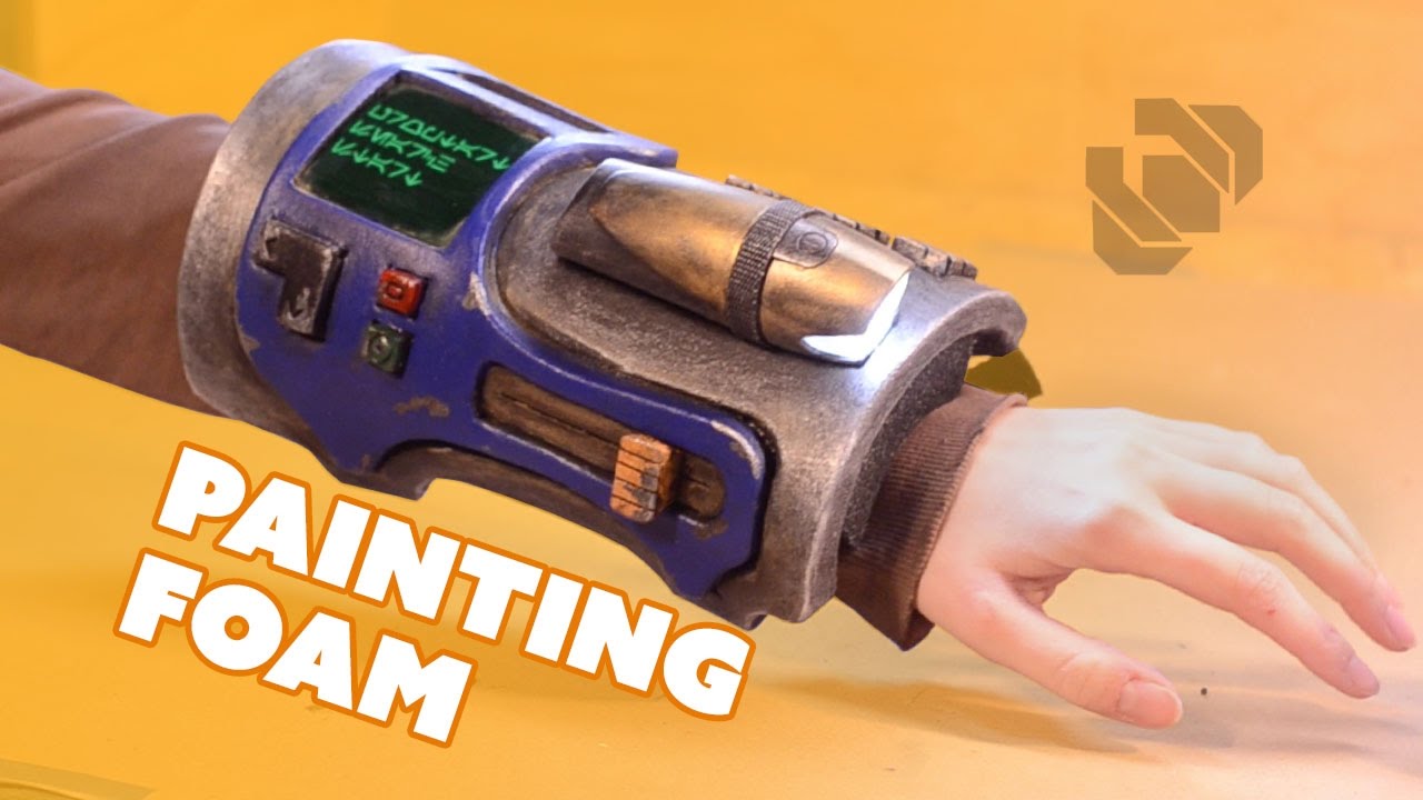 Painting a Sci-Fi Foam Bracer - Prop: Live from the Shop