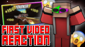 REACTING TO MY *FIRST* KRUNKER VIDEO EVER! (Found Hacker)