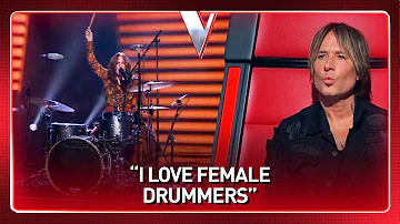 FEMALE DRUMMER rocks the stage on The Voice with a Shania Twain hit! 🔥🥁 | #Journey 167