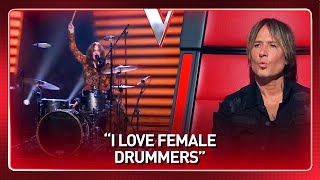 FEMALE DRUMMER rocks the stage on The Voice with a Shania Twain hit! 🔥🥁 | #Journey 167
