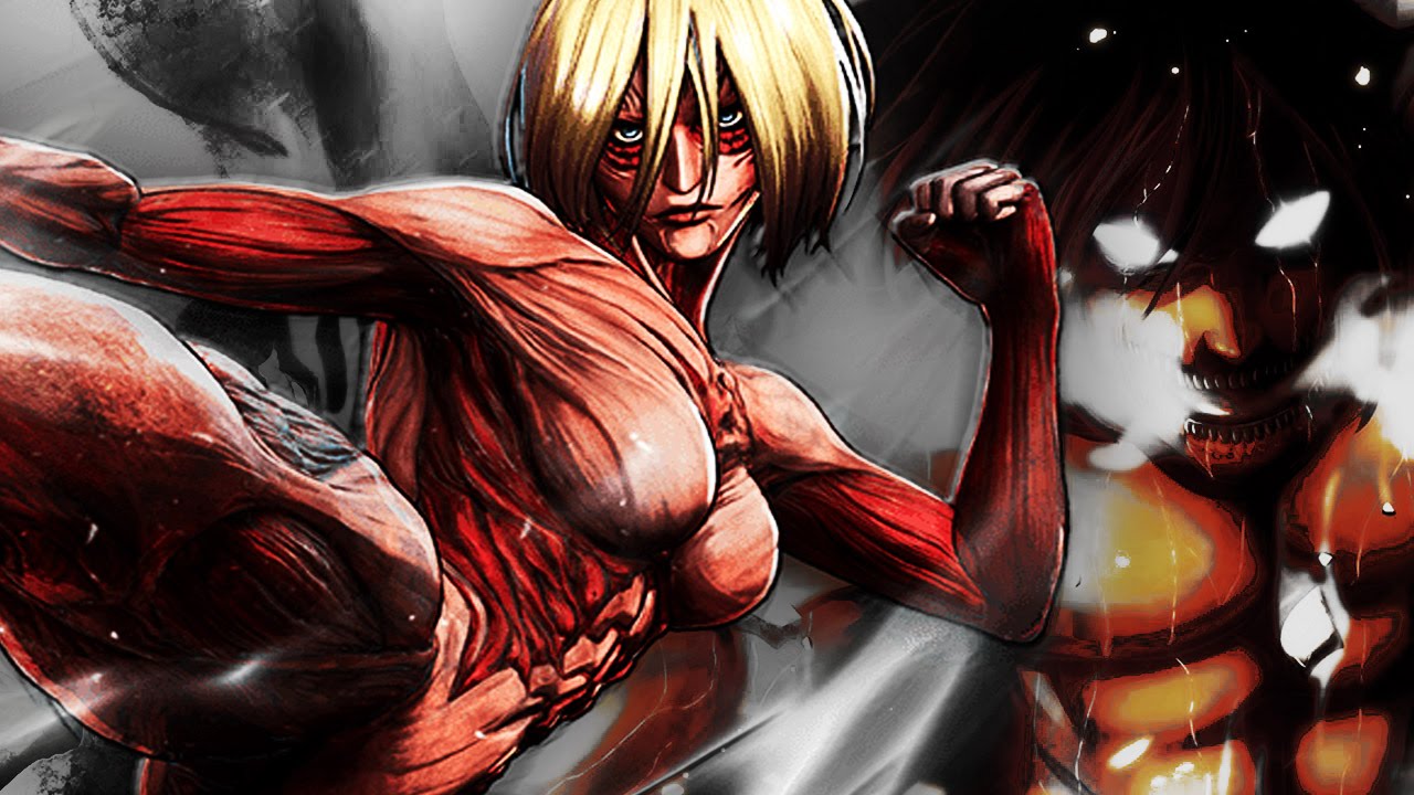 Attack On Titan - Female Titan vs Eren Titan