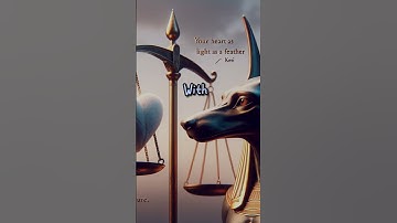 Thumbnail of The Feather's Balance: A Tale of Anubis' Judgment.. #shorts #shortstory