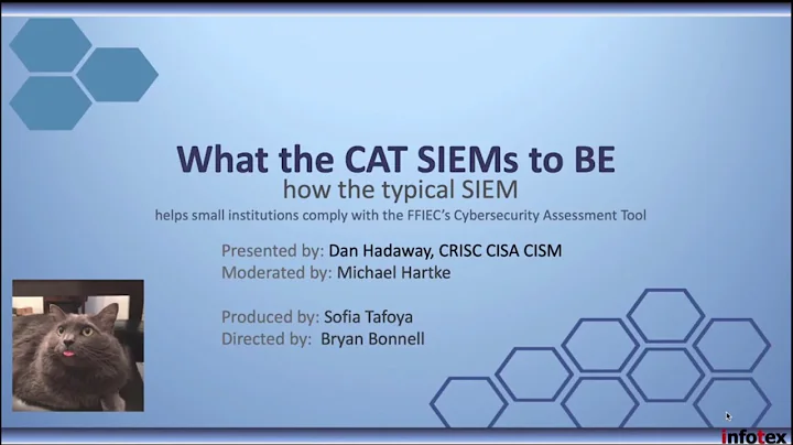 Movie with Panel Discussion- What the CAT SIEMs to...