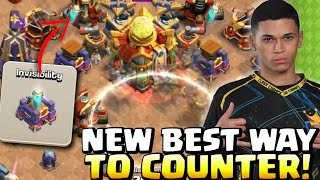 WORLD CHAMPIONS NOW USE 2-SPELL TRICK TO COUNTER INVIS TOWERS (Clash of Clans)