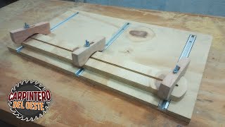 INCREDIBLE JIG 4 IN 1 TO EDGE WOODS IN YOUR TABLE SAW / JOINTER JIG TABLE SAW