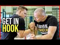 How to get in HOOK or how to BLOCK Toproll (Arm wrestling techniques)