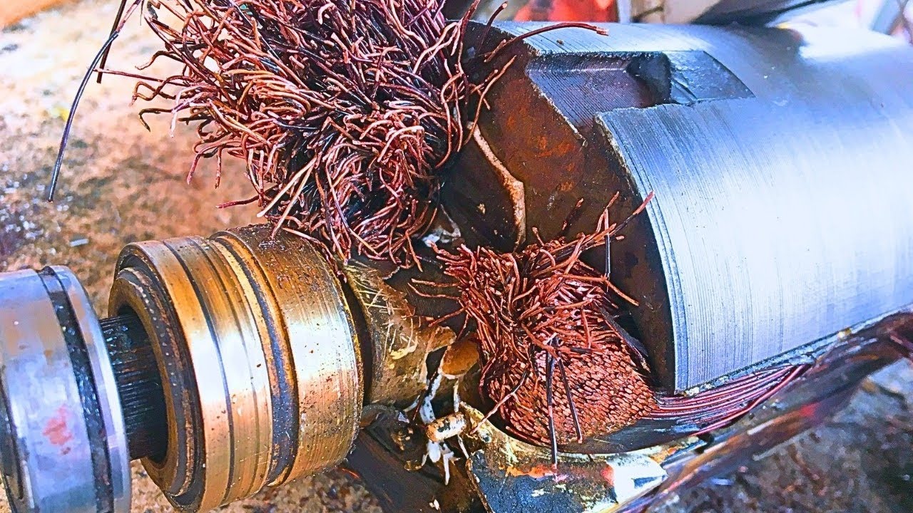 Generator armature winding