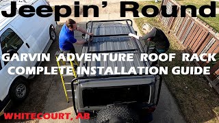 Installation guide for the Garvin Adventure Roof Rack!