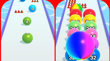 Ball Run 2048 New update Gameplay Level 36