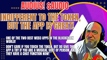 Audius $AUDIO - Simply the best Web3 app there is!